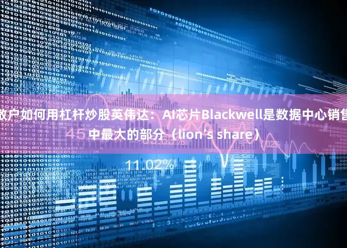 散户如何用杠杆炒股英伟达：AI芯片Blackwell是数据中心销售中最大的部分（lion’s share）