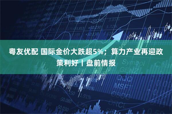 粤友优配 国际金价大跌超5%；算力产业再迎政策利好丨盘前情报